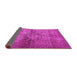 Sideview of Oriental Pink Traditional Rug, abs2045pnk