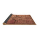 Sideview of Oriental Brown Traditional Rug, abs2045brn