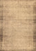 Machine Washable Abstract Brown Modern Rug, wshabs2046brn