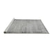 Sideview of Machine Washable Abstract Gray Modern Rug, wshabs2046gry