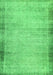 Machine Washable Abstract Green Modern Area Rugs, wshabs2046grn