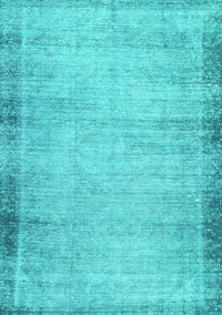 Abstract Turquoise Modern Rug, abs2046turq