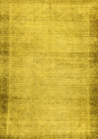 Abstract Yellow Modern Rug, abs2046yw