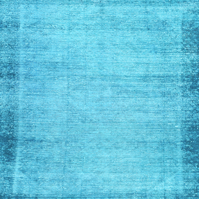 Square Machine Washable Abstract Light Blue Modern Rug, wshabs2046lblu