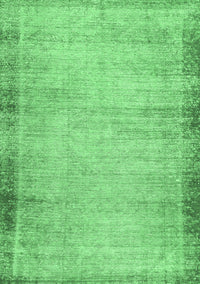 Abstract Emerald Green Modern Rug, abs2046emgrn