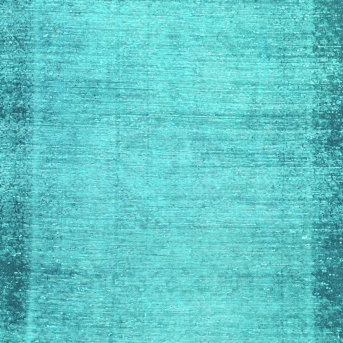 Machine Washable Abstract Turquoise Modern Area Rugs, wshabs2046turq