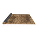 Sideview of Abstract Brown Modern Rug, abs2047brn