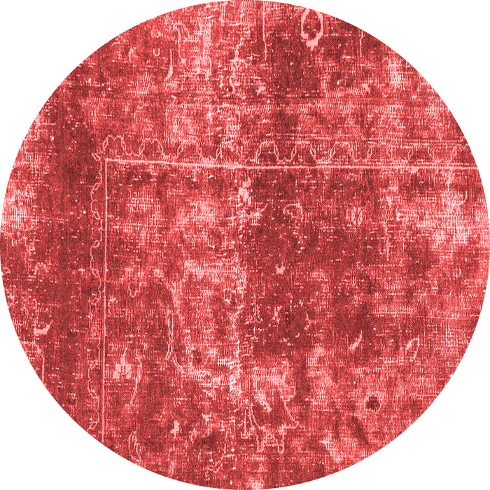 Abstract Red Modern Rug, abs2047red