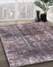 Abstract Purple Modern Rug in Family Room, abs2047