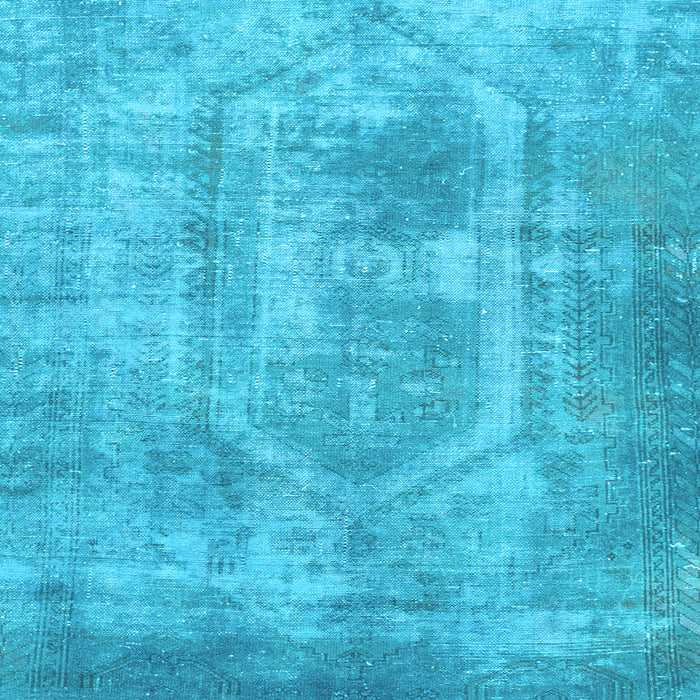 Square Abstract Light Blue Modern Rug, abs2048lblu