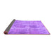 Sideview of Abstract Purple Modern Rug, abs2048pur