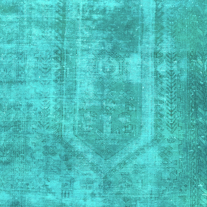 Machine Washable Abstract Turquoise Modern Area Rugs, wshabs2048turq