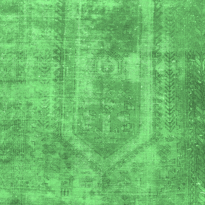 Machine Washable Abstract Emerald Green Modern Area Rugs, wshabs2048emgrn