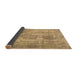 Sideview of Abstract Brown Modern Rug, abs2048brn