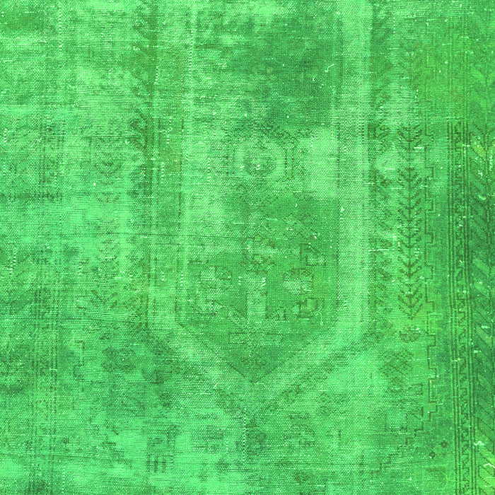 Machine Washable Abstract Green Modern Area Rugs, wshabs2048grn