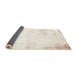 Sideview of Abstract Blonde Beige Modern Rug, abs2049