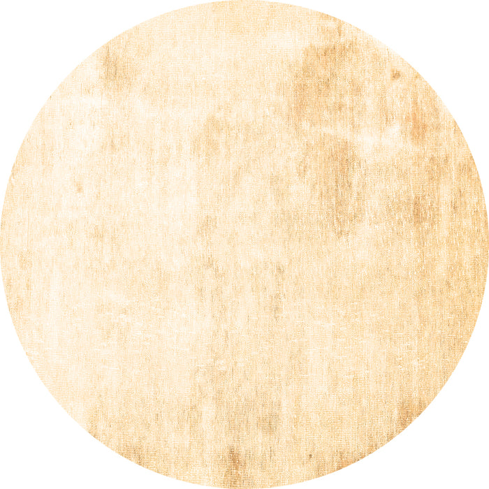 Round Abstract Brown Modern Rug, abs2049brn
