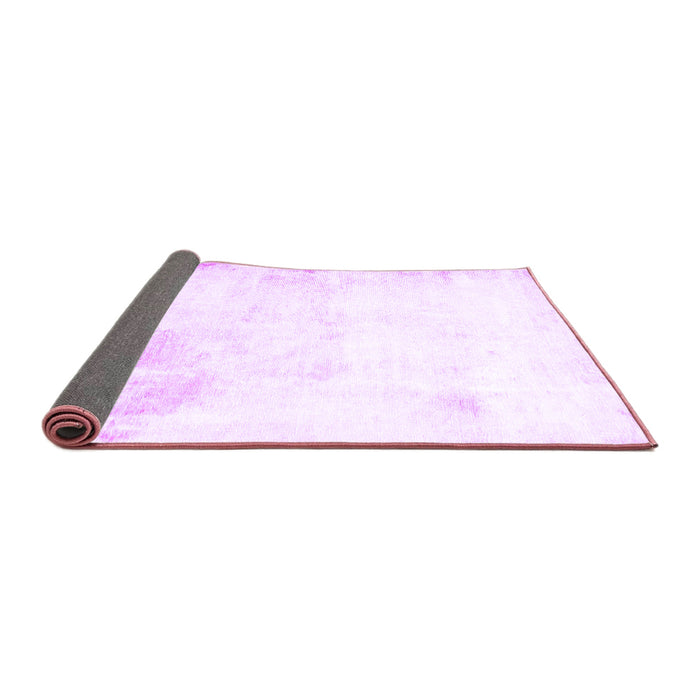 Sideview of Abstract Purple Modern Rug, abs2049pur