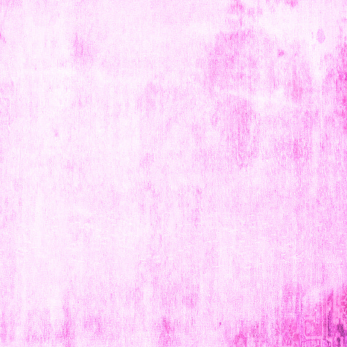 Square Machine Washable Abstract Pink Modern Rug, wshabs2049pnk