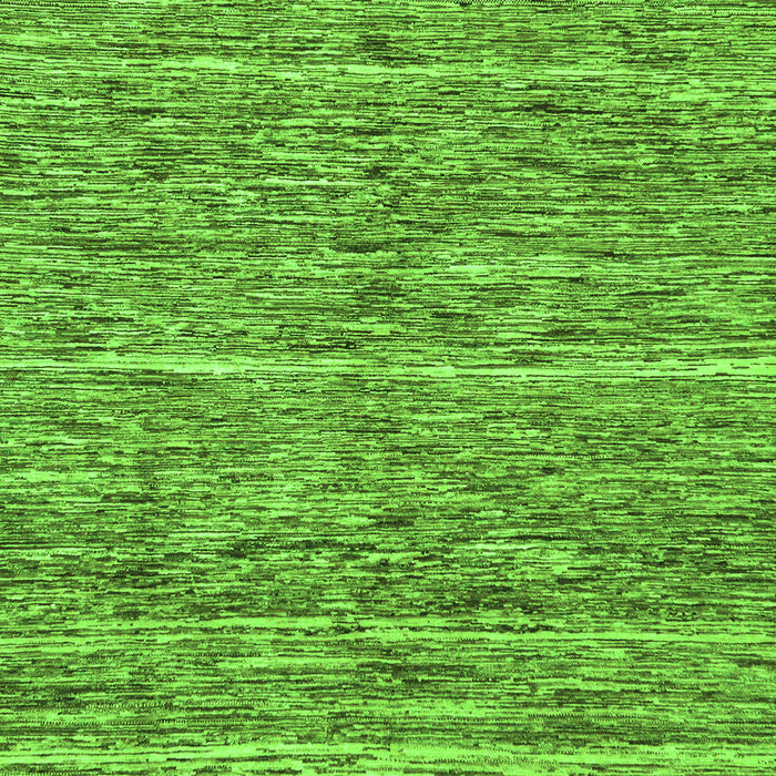 Machine Washable Abstract Green Modern Area Rugs, wshabs204grn