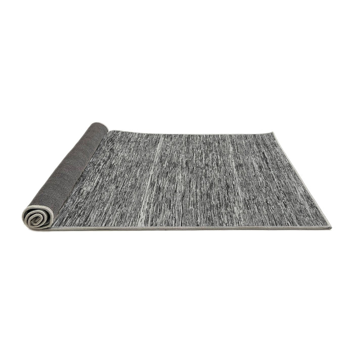 Sideview of Abstract Gray Modern Rug, abs204gry