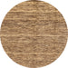 Round Machine Washable Abstract Light Brown Rug, wshabs204