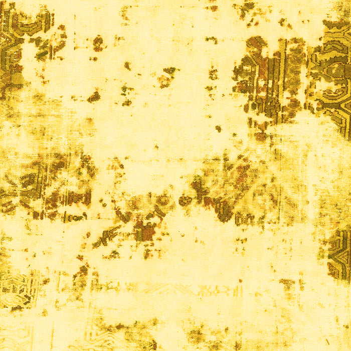 Abstract Yellow Modern Rug, abs2050yw