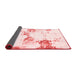 Abstract Red Modern Area Rugs