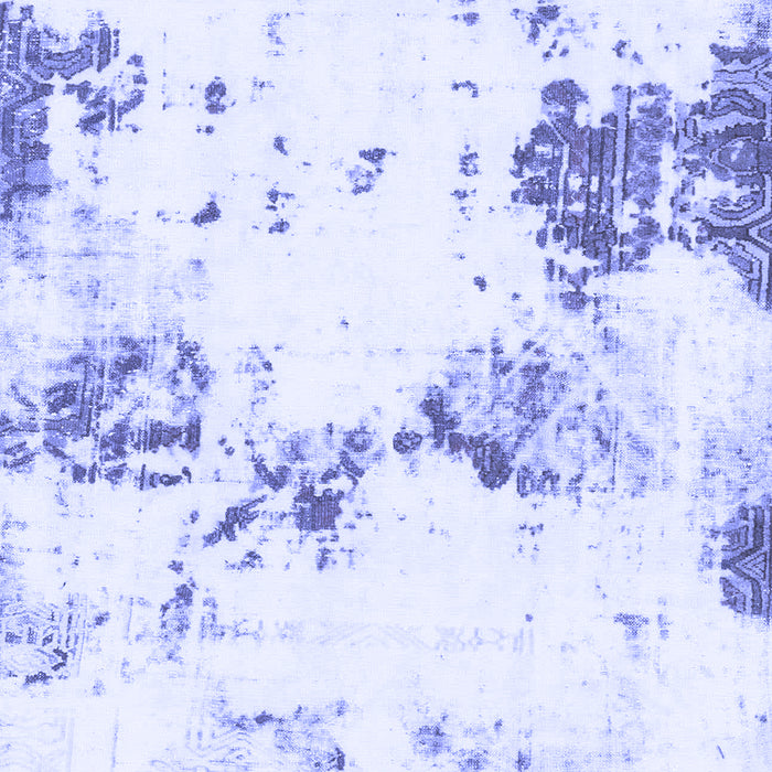 Abstract Blue Modern Rug, abs2050blu