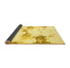 Sideview of Abstract Yellow Modern Rug, abs2050yw