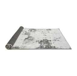 Sideview of Abstract Gray Modern Rug, abs2050gry