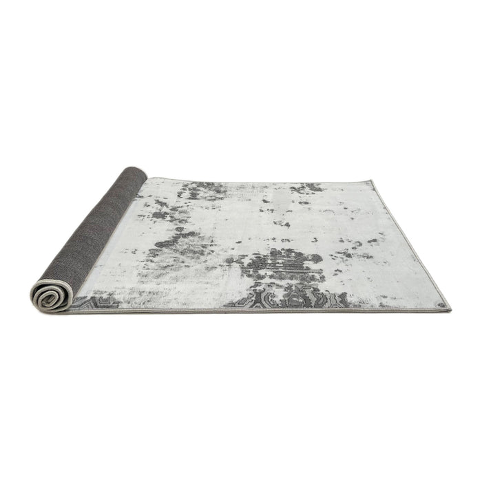 Sideview of Abstract Gray Modern Rug, abs2050gry
