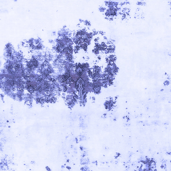 Abstract Blue Modern Rug, abs2051blu