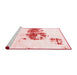 Modern Red Washable Rugs