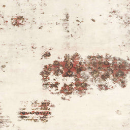 Square Machine Washable Abstract Blanched Almond Beige Rug, wshabs2051