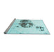 Sideview of Machine Washable Abstract Light Blue Modern Rug, wshabs2051lblu