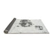 Sideview of Abstract Gray Modern Rug, abs2051gry