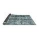 Sideview of Abstract Green Modern Rug, abs2052