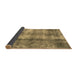 Sideview of Abstract Brown Modern Rug, abs2052brn