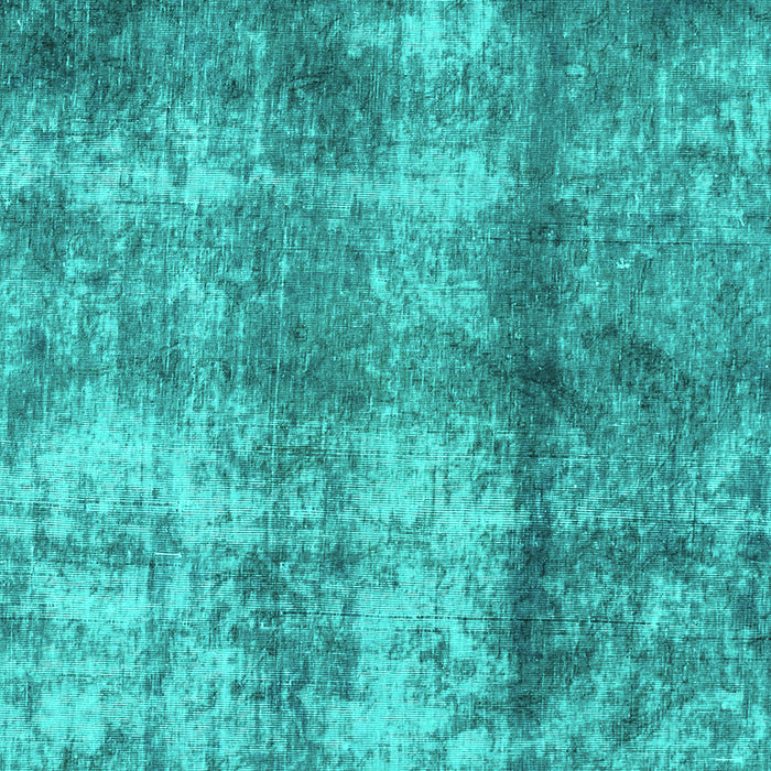 Machine Washable Abstract Turquoise Modern Area Rugs, wshabs2052turq