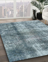 Abstract Green Modern Rug, abs2052