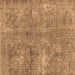 Square Abstract Brown Modern Rug, abs2053brn