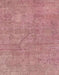 Machine Washable Abstract Light Coral Pink Rug, wshabs2054