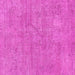 Square Machine Washable Abstract Pink Modern Rug, wshabs2054pnk