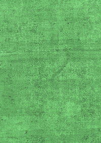 Abstract Emerald Green Modern Rug, abs2054emgrn