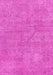 Machine Washable Abstract Pink Modern Rug, wshabs2054pnk