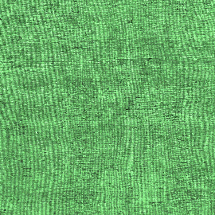 Machine Washable Abstract Emerald Green Modern Area Rugs, wshabs2054emgrn