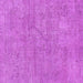 Square Machine Washable Abstract Purple Modern Area Rugs, wshabs2054pur