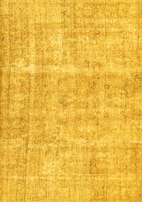 Abstract Yellow Modern Rug, abs2055yw