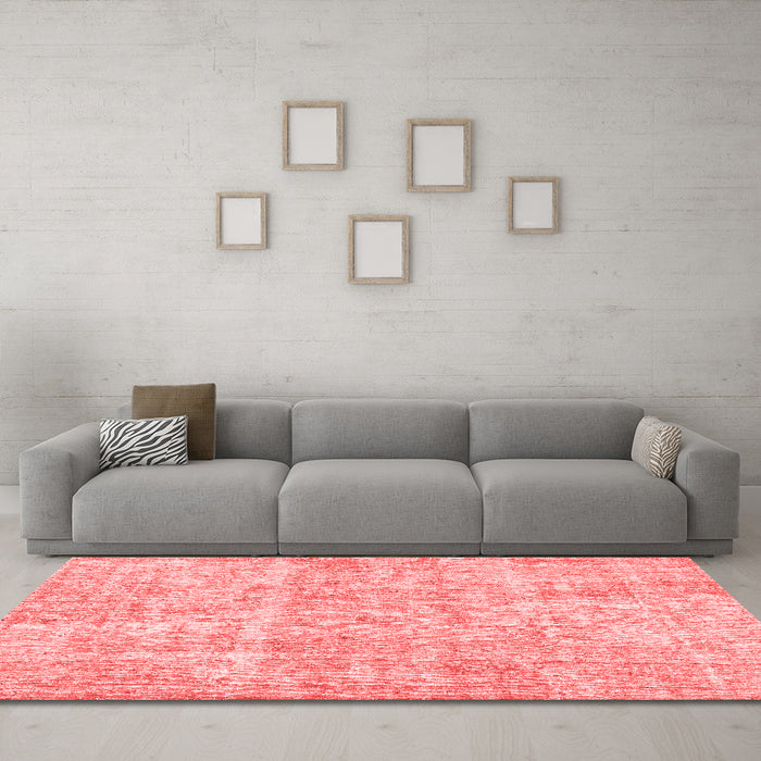 Modern Red Washable Rugs